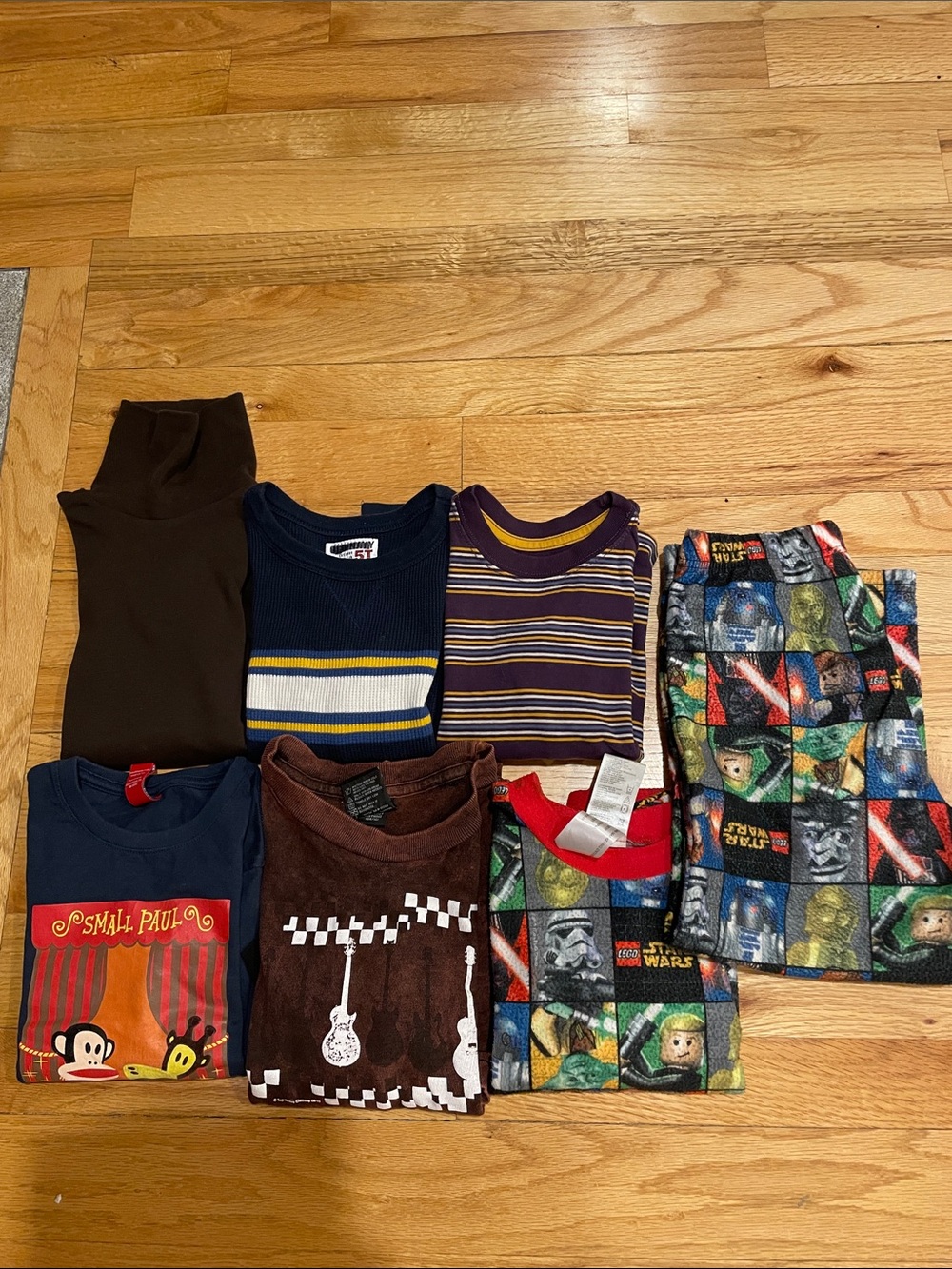 Lot of 6 Boys Long Sleeves-Size 5